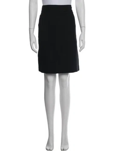 Pre-owned Tory Burch Mini Skirt In Black