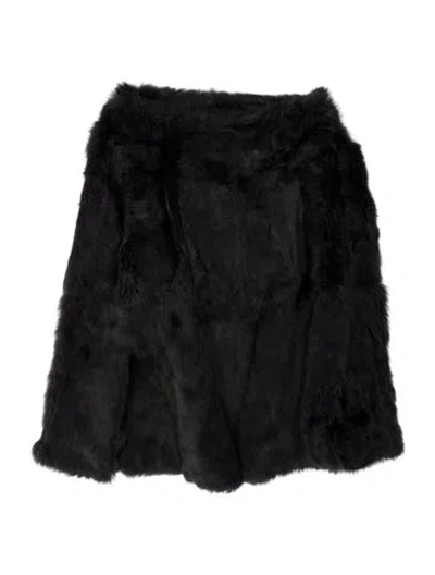 Pre-owned Tory Burch Mini Skirt In Black