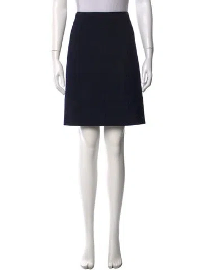 Pre-owned Tory Burch Mini Skirt In Black