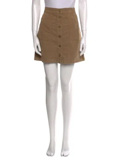 Pre-owned Tory Burch Mini Skirt In Brown