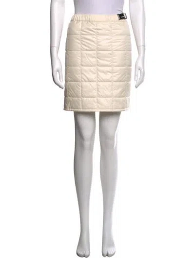 Pre-owned Tory Burch Mini Skirt In Neutrals