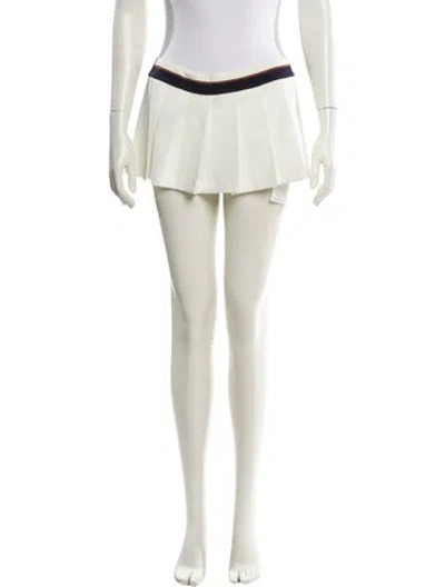 Pre-owned Tory Burch Mini Skirt W/ Tags In Neutral