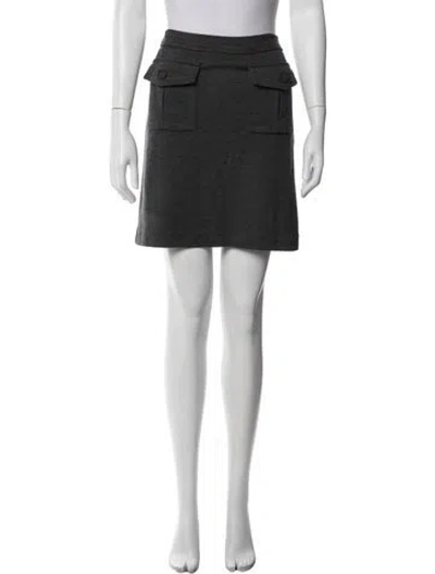 Pre-owned Tory Burch Mini Skirt In White