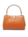 Tory Burch Mini Eleanor Leather Satchel Color Whishy In Brown