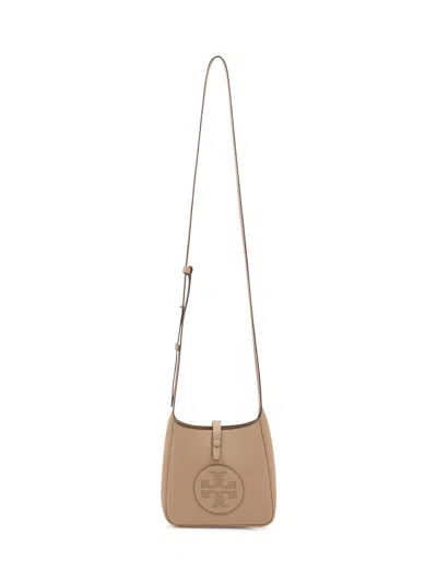 Tory Burch Mini Soft Leather Shoulder Bag In Neutral
