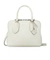Tory Burch Mini Swing Leather Satchel In White