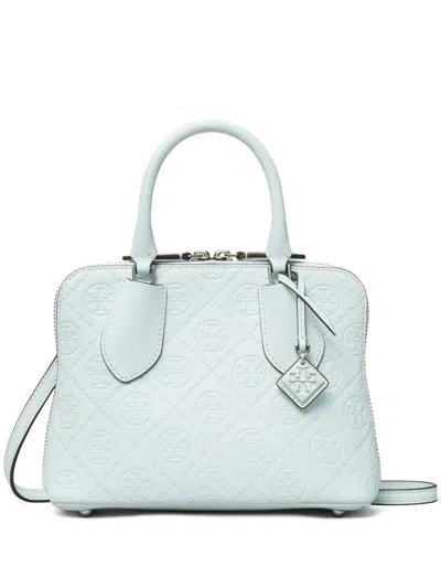 Tory Burch Mini Swing Monogram Tote Bag In Blue