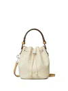 Tory Burch T Monogram Pebble Mini Bucket Bag