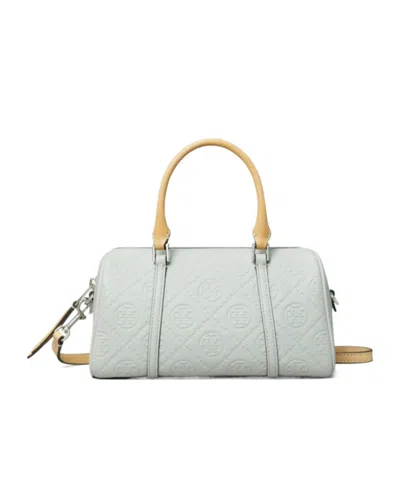Tory Burch Mini T Monogram Tote Bag In White