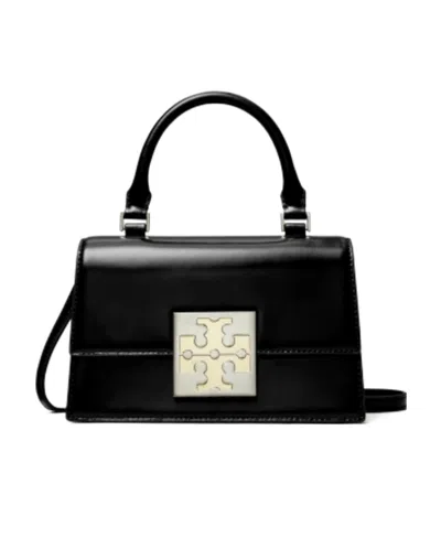 Tory Burch Mini Top-handle Bag In Black