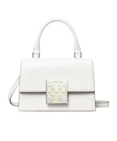 Tory Burch Mini Top-handle Bag In White