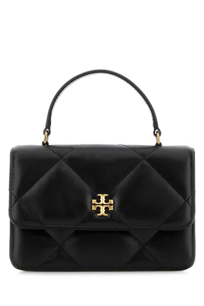 Tory Burch Mini Top Handle Chain Wallet In Black