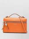 Tory Burch Mini Top Handle Clutch Detachable Strap In Orange
