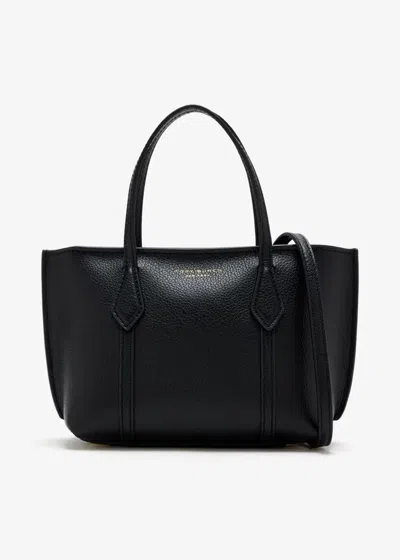 Tory Burch Mini Tote Bag In Black