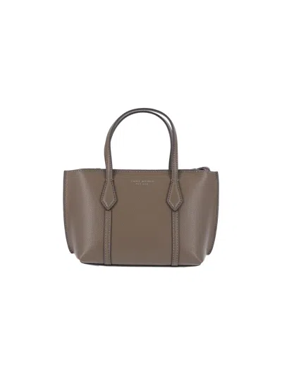 Tory Burch Mini Tote Bag "perry" In Sand