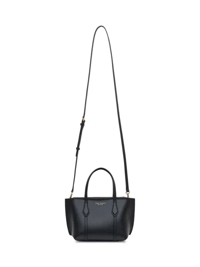 Tory Burch Mini Tote Handbag In Black
