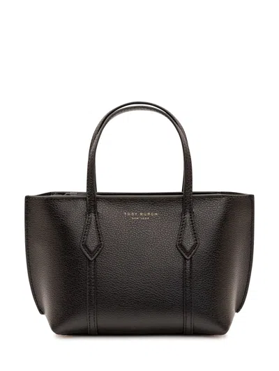 Tory Burch Mini Tote Handbag In Black