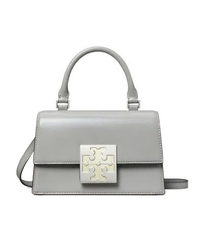 Tory Burch Mini Trend Top-handle Bag In Gray
