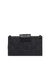 Tory Burch Fleming Mini Chain Wallet In Black