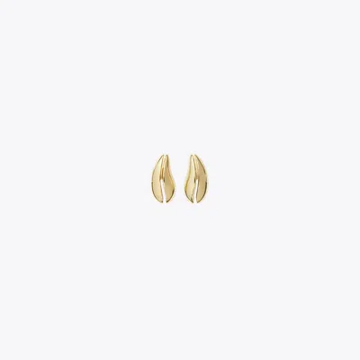 Tory Burch Mini Wave Earring In Gold