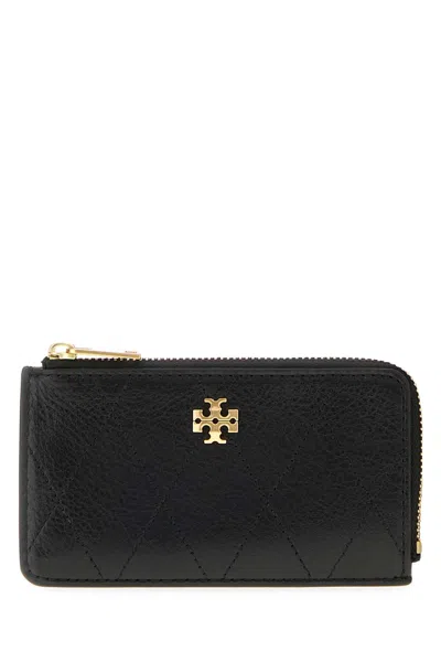 Tory Burch Mini Zip Cardcase In Black