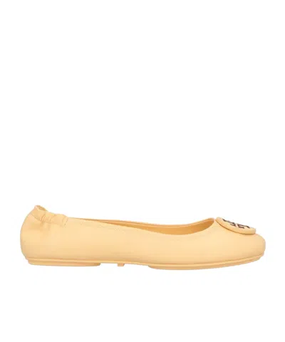 Tory Burch Minimalist Ballet Flats In White