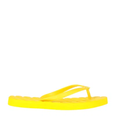 Tory Burch Minimalist Comfortable Non-slip Flip-flops In Yellow