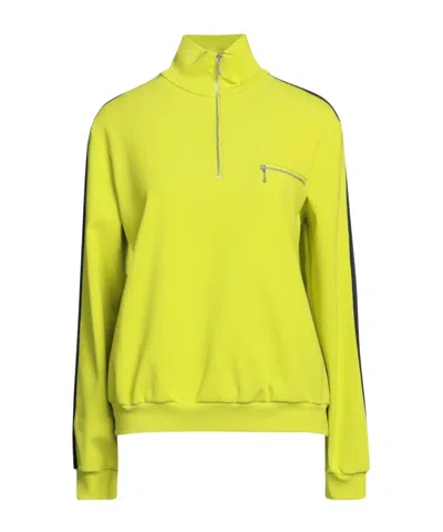 Tory Burch Minimalist Half-zip Long-sleeve Top In Green