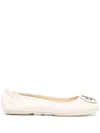 Tory Burch Minnie Ballerina Shoes In Weiss