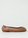 Tory Burch Minnie Ballerinas In Nappa Leather In Brown