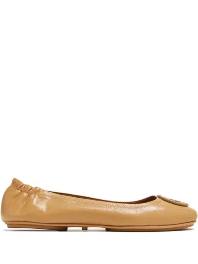 Tory Burch Ballerinas Double T Aus Veloursleder In Pink