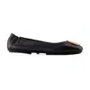 Tory Burch Minnie Travel Ballet With Metal Logo