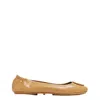 Tory Burch Minnie Travel Ballet In Brown