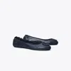 Tory Burch Minnie Travel Ballet In Blue