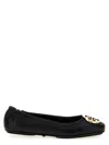 Tory Burch Minnie Travel Ballet Flats In Black