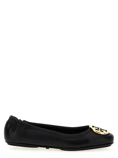 Tory Burch 'minnie Travel' Ballet Flats In Black