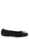 Tory Burch Minnie Travel Ballet Flats In Black
