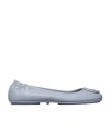 Tory Burch Minnie Travel Ballet Flats In Dew Blue