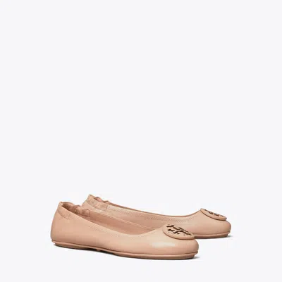 Tory Burch Minnie Travel Ballet In Pink Brick