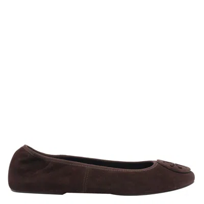 Tory Burch Minnie Travel Ballets In Brown