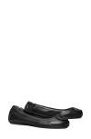 Tory Burch Minnie Travel Pavé Ballet Flat In Black