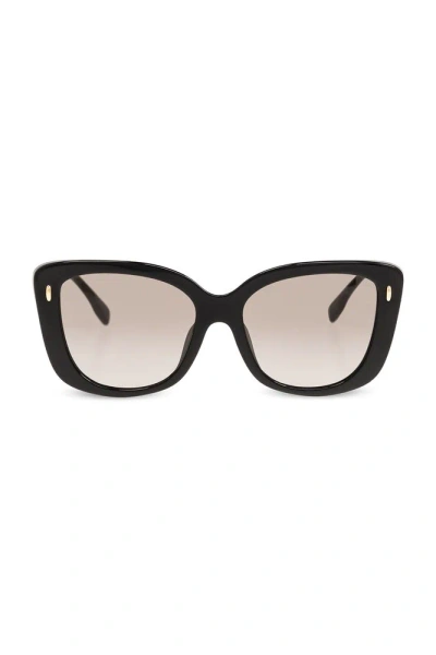 Tory Burch Mller Butterfly Frame Sunglasses In Black