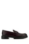 Tory Burch Mocassini In Pelle Bordeaux Donna In Brown