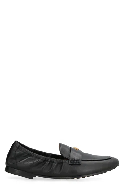 Tory Burch Moccasin Ballerina In Black