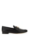 Tory Burch Eleanor Leather Loafers In Black