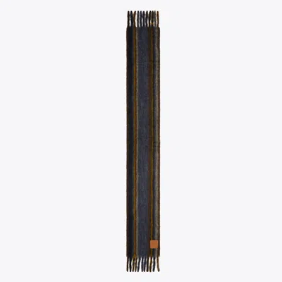 Tory Burch Mohair Oblong Scarf In Aubergine