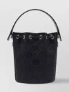 Tory Burch Monogram Bucket Bag Eyelet Detailing