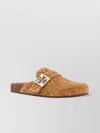 Tory Burch T Monogram Mellow Jacquard Suede Mule