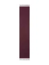 Tory Burch Monogram Oblong Scarf In Burgundy