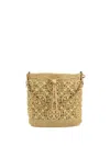 Tory Burch Natural T Monogram Bucket Bag